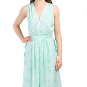 Ramy Brook Sea Foam Green Tie Dye Dress Size Medium